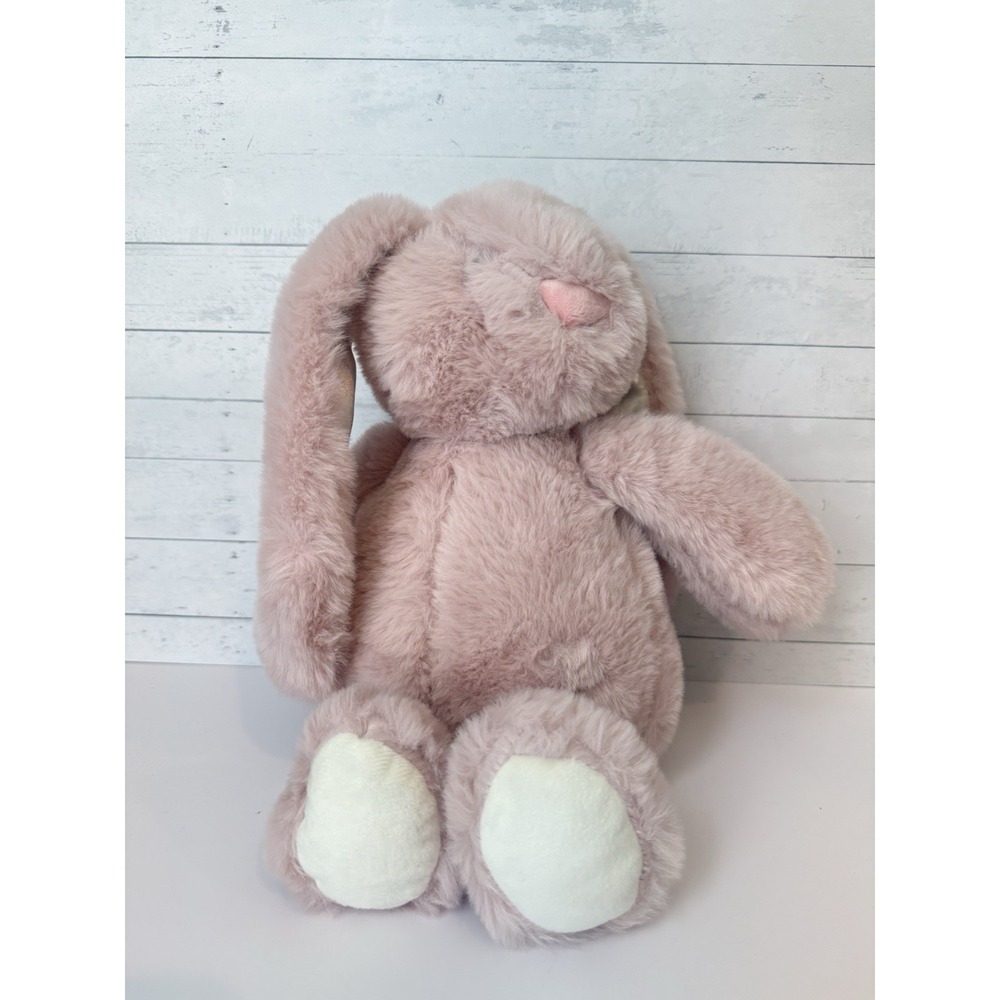 Spark Create Imagine Pink Bunny Rabbit Plush Rattle Stuffed Animal 14" NWT